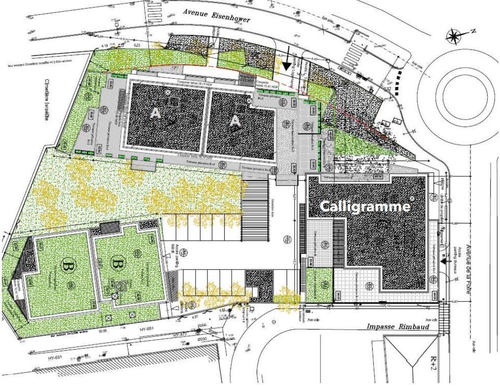Vente bureaux 1330 m² non divisibles
