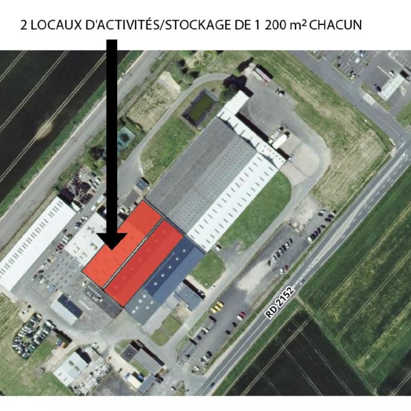 Location entrepôts 2400 m² divisibles à partir de 1200 m²