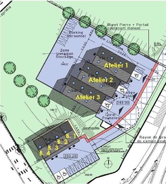 Location bureaux 50 m² non divisibles