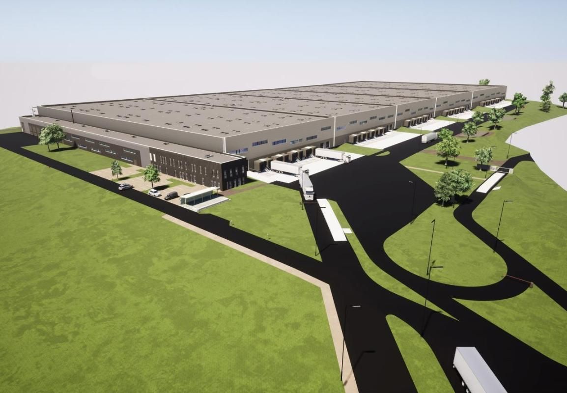 Location entrepôts 12650 m² non divisibles