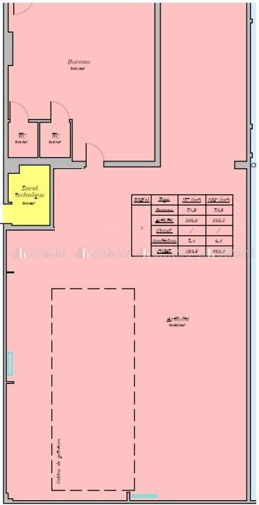 Location activités 292 m² non divisibles