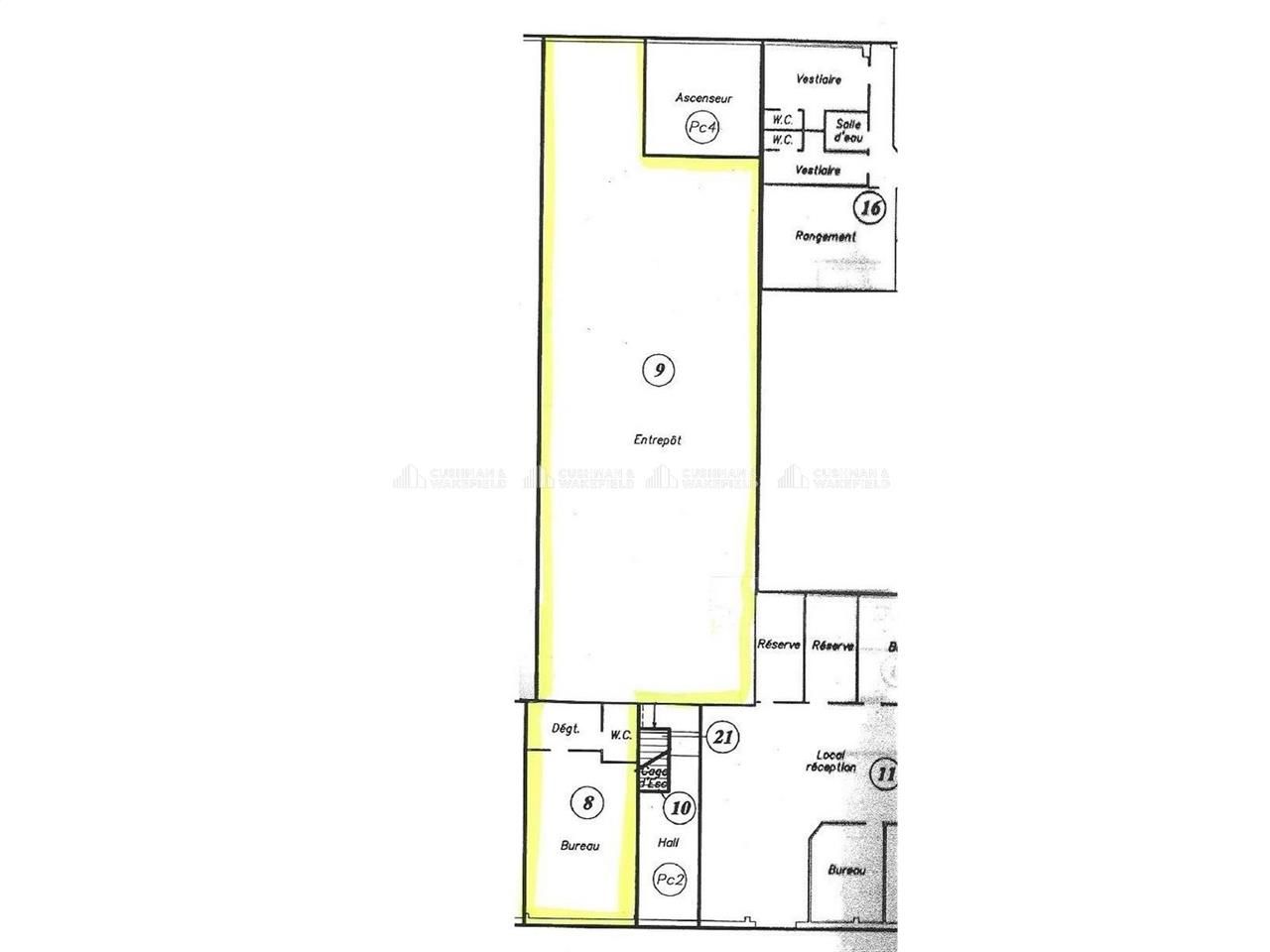 Location activités 405 m² non divisibles