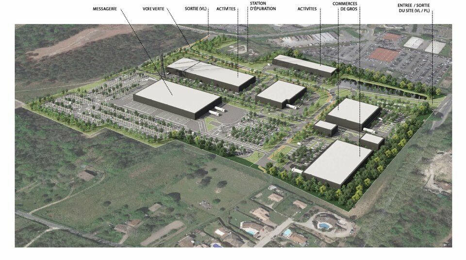 ZAC DE MARTILLAC - A62 - PROJETS DE BEFA SUR UN FONCIER DE 6Ha