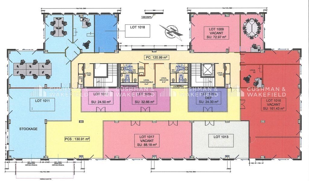 Location activités 379 m² divisibles à partir de 134 m²