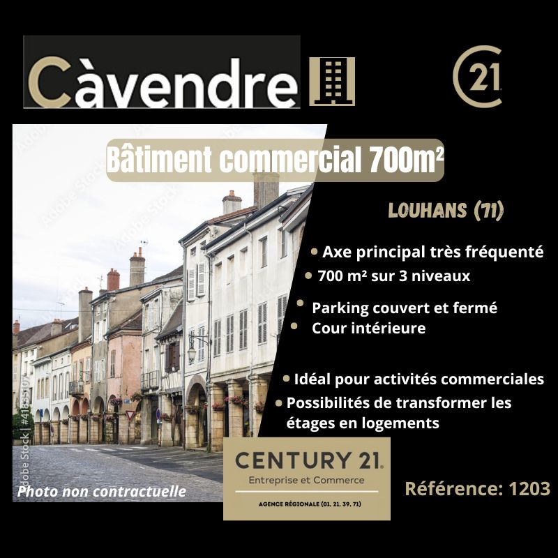 Vente local 700.00 m² à LOUHANS