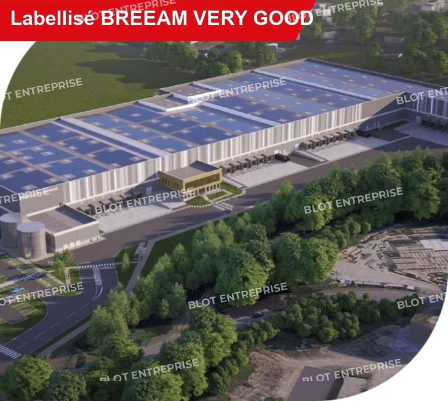 Location entrepôts 5989 m² non divisibles