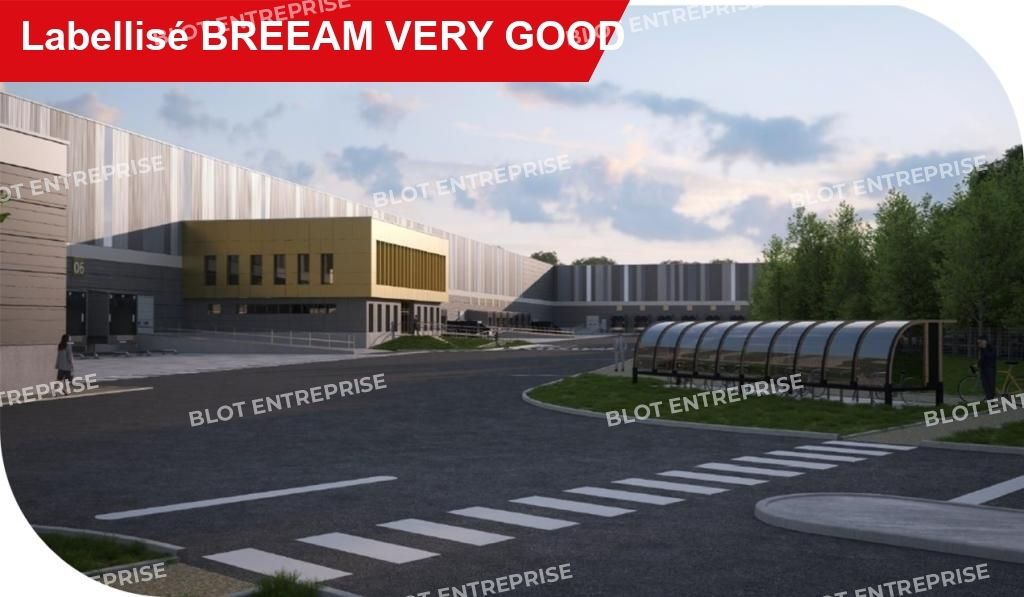 Location entrepôts 5989 m² non divisibles