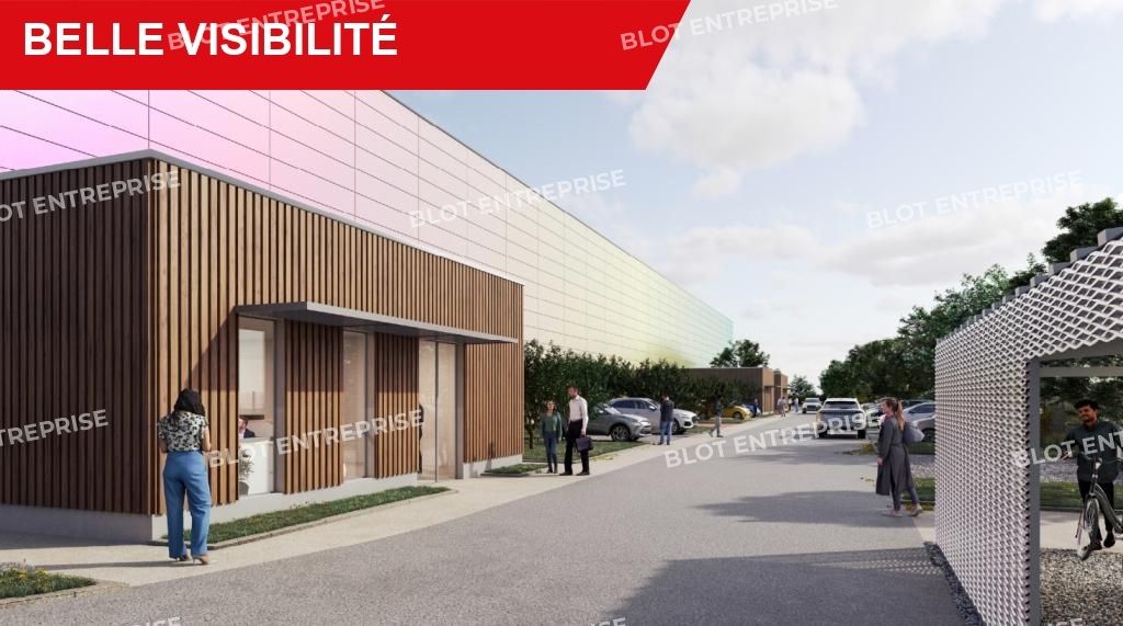 Location entrepôts 12900 m² non divisibles