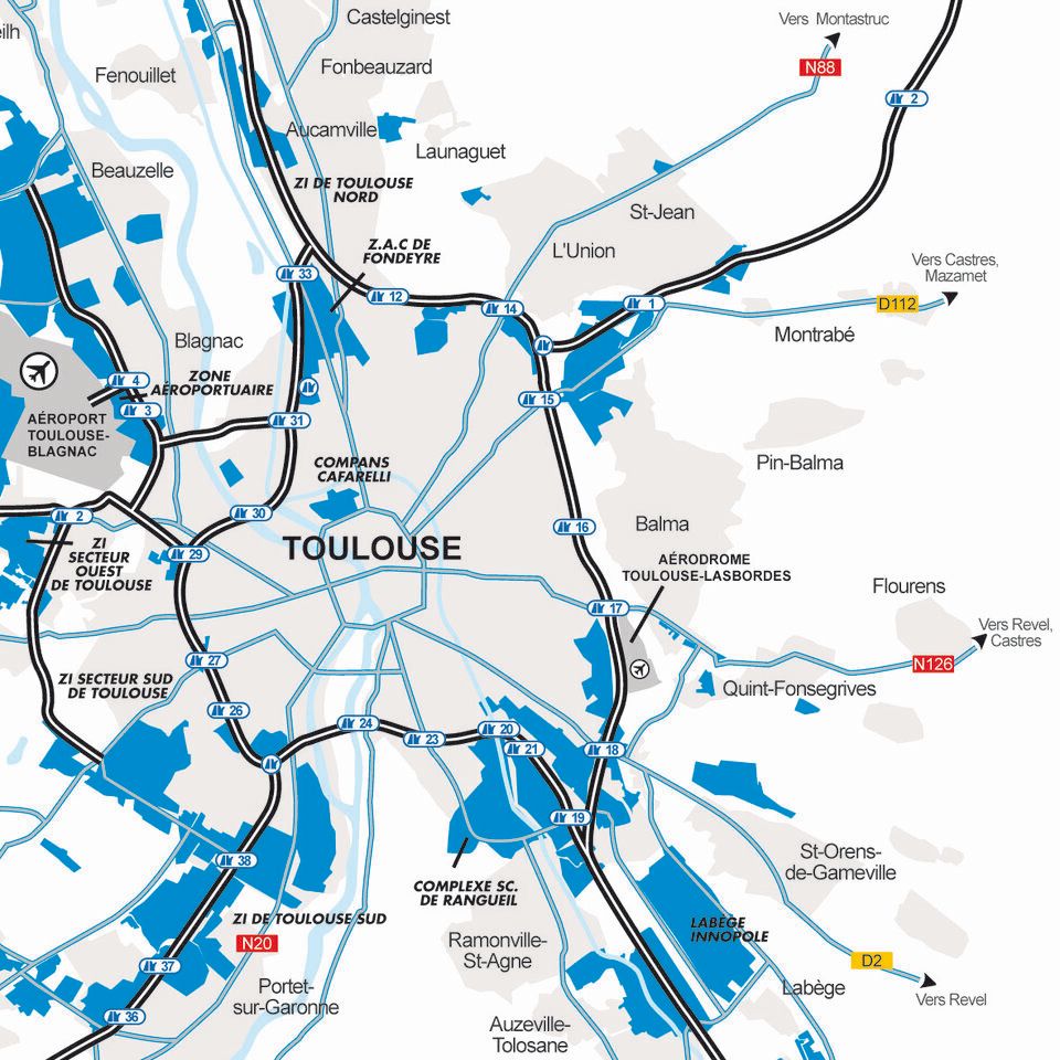 A VENDRE TERRAIN 3381 m² - (31450) AYGUESVIVES