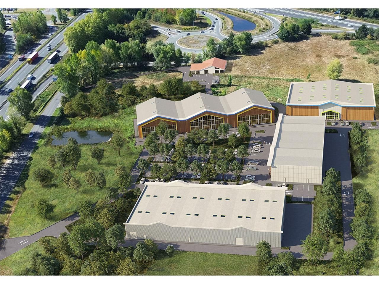 Location local commercial 1030.00 m² à VIRSAC