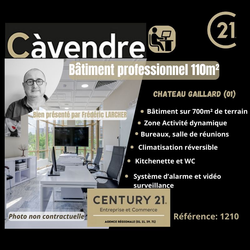 Vente bureaux 110.00 m² à AMBERIEU EN BUGEY