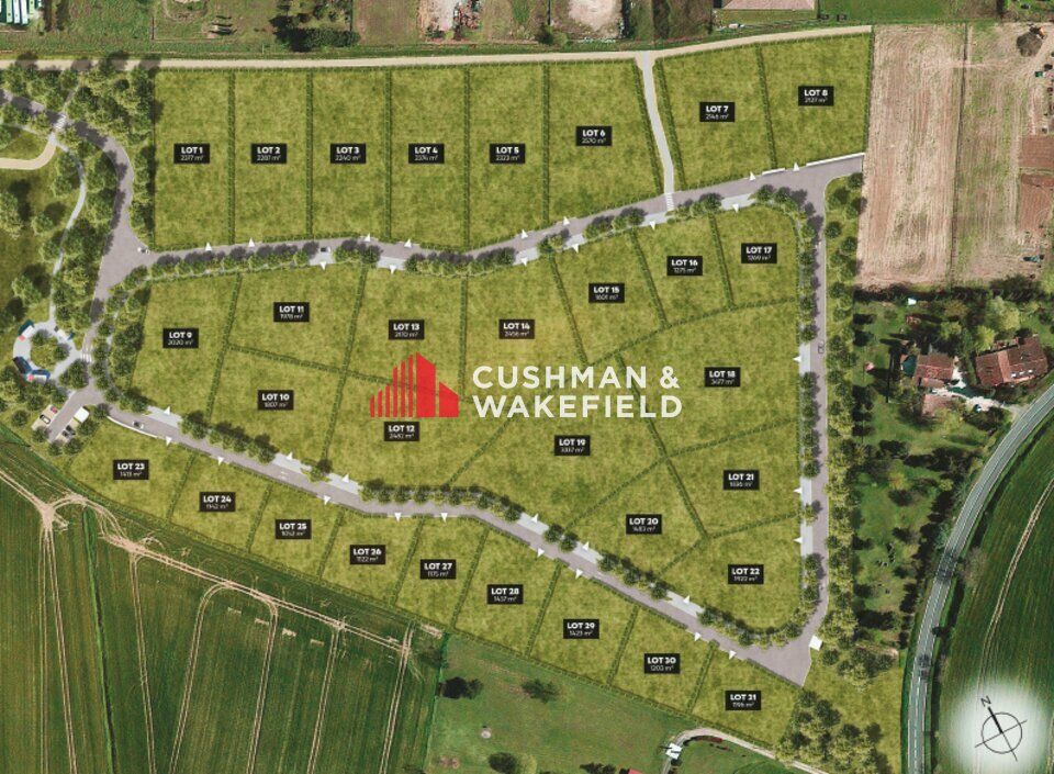 Vente terrain 1978 m² non divisibles