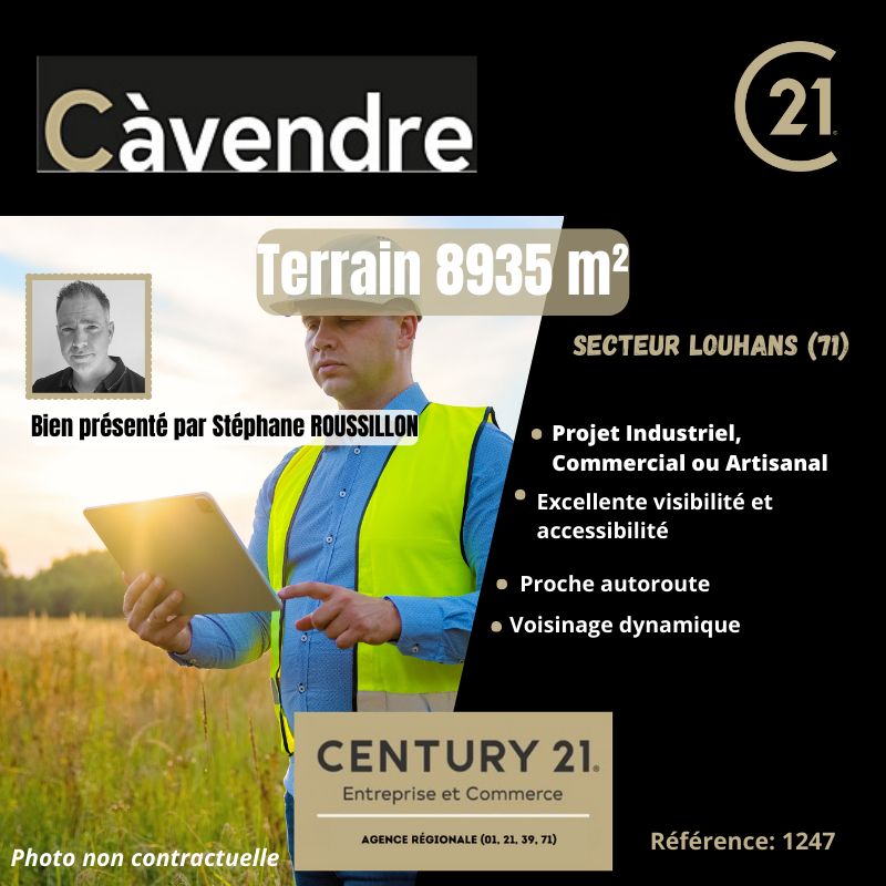 Vente terrain 8935.00 m² à LOUHANS