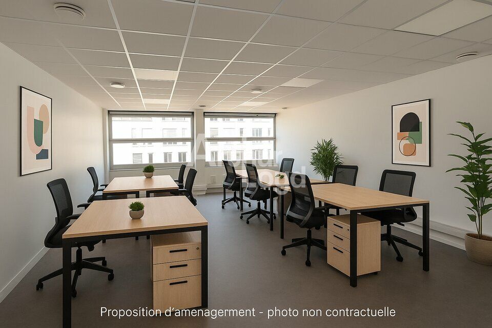 Location bureaux 136 m² divisibles à partir de 46 m²