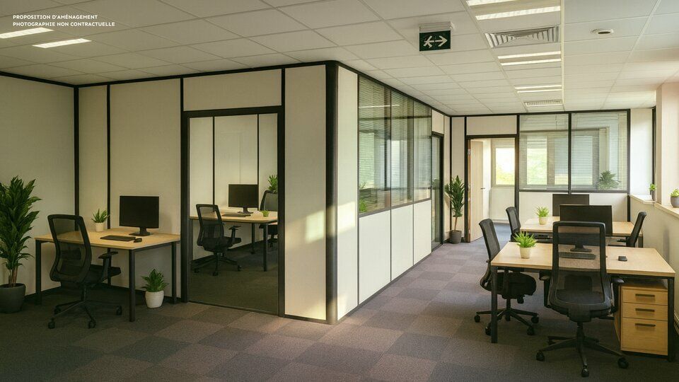 Location bureaux 430 m² divisibles à partir de 72 m²
