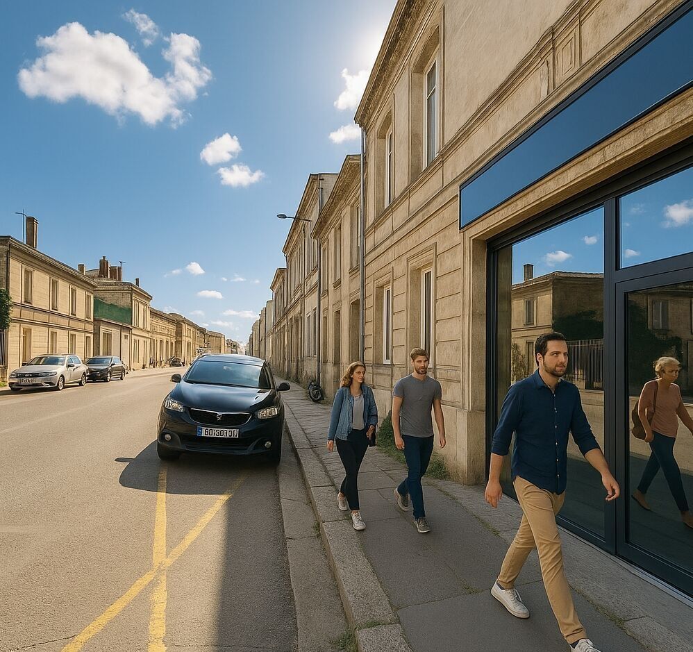 Location local commercial 320.00 m² à BORDEAUX