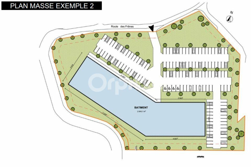 Location local d''activites 3100 m² divisibles à partir de 750 m²