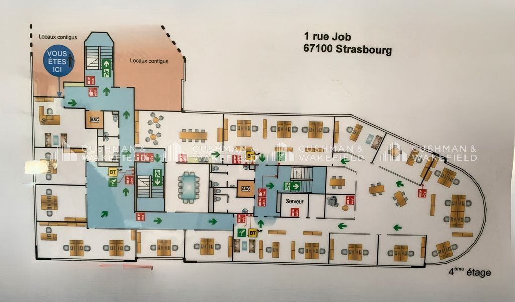 Location bureaux 700 m² divisibles à partir de 160 m²