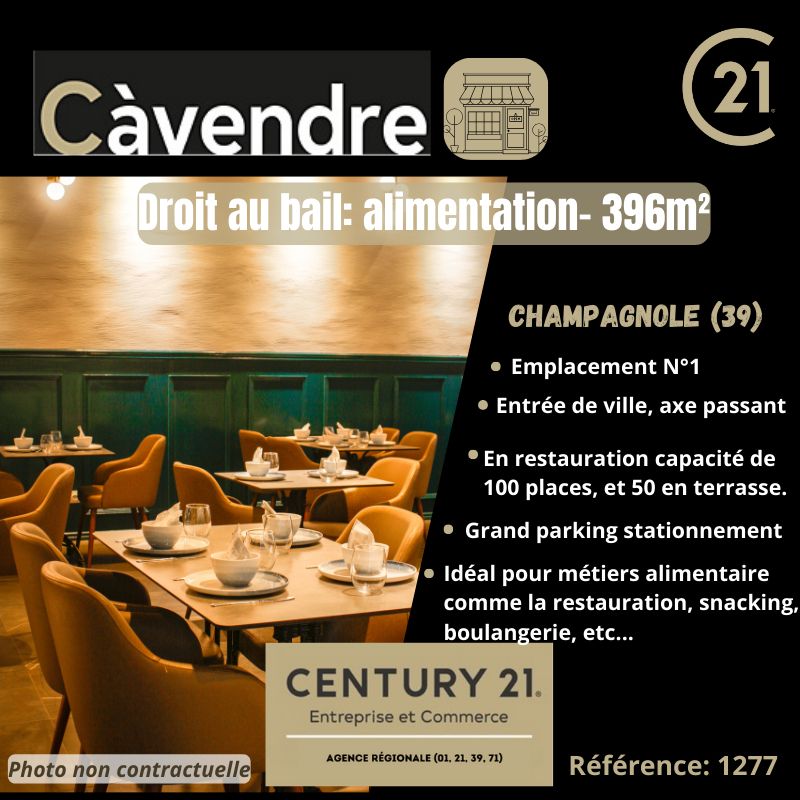 Location boutique 396.00 m² à CHAMPAGNOLE