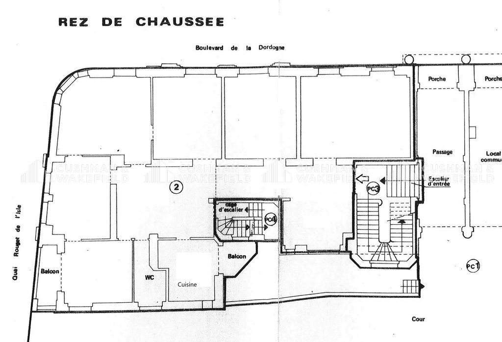 Location bureaux 218 m² non divisibles
