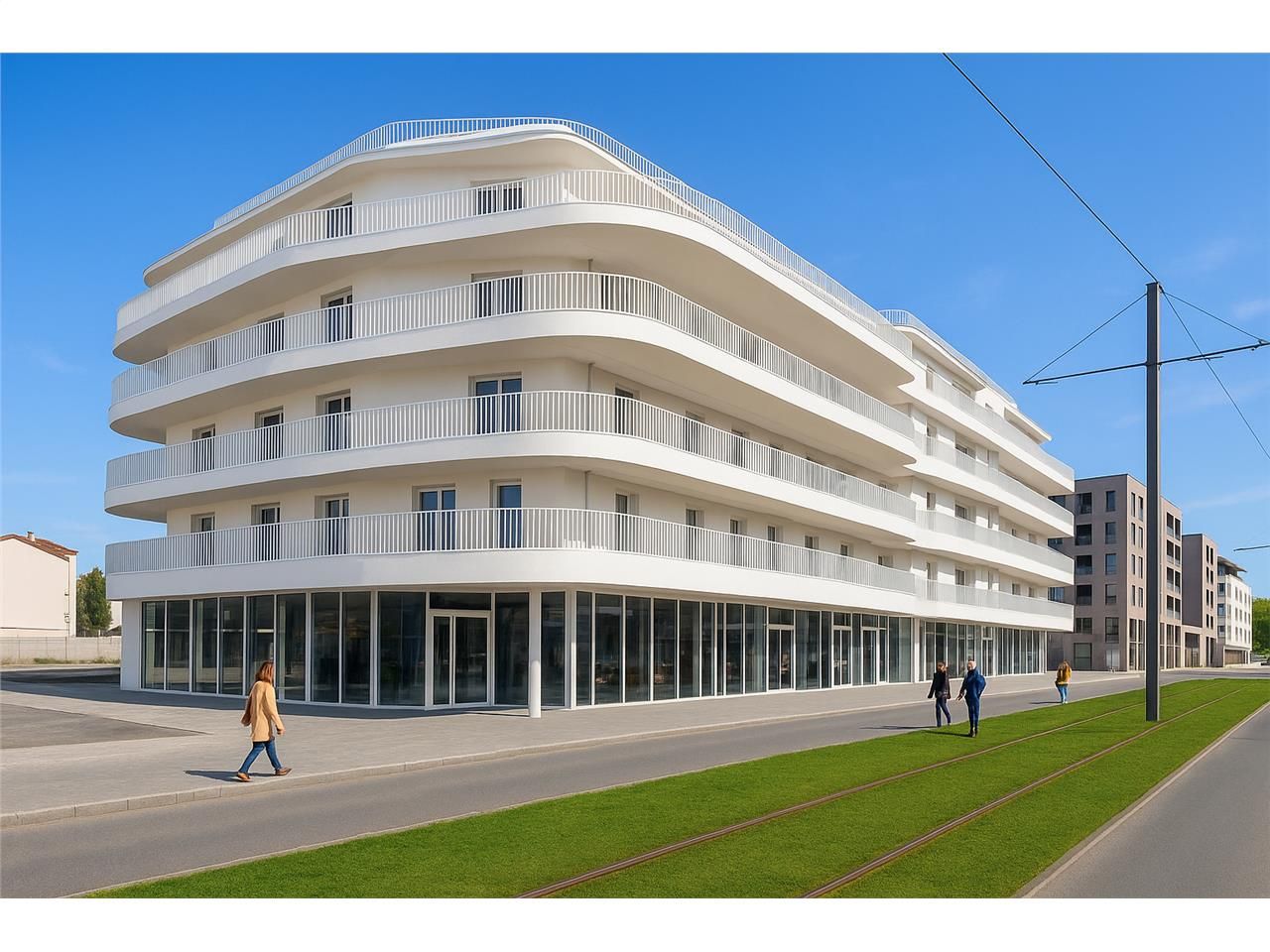 Location local commercial 326.00 m² à LE BOUSCAT