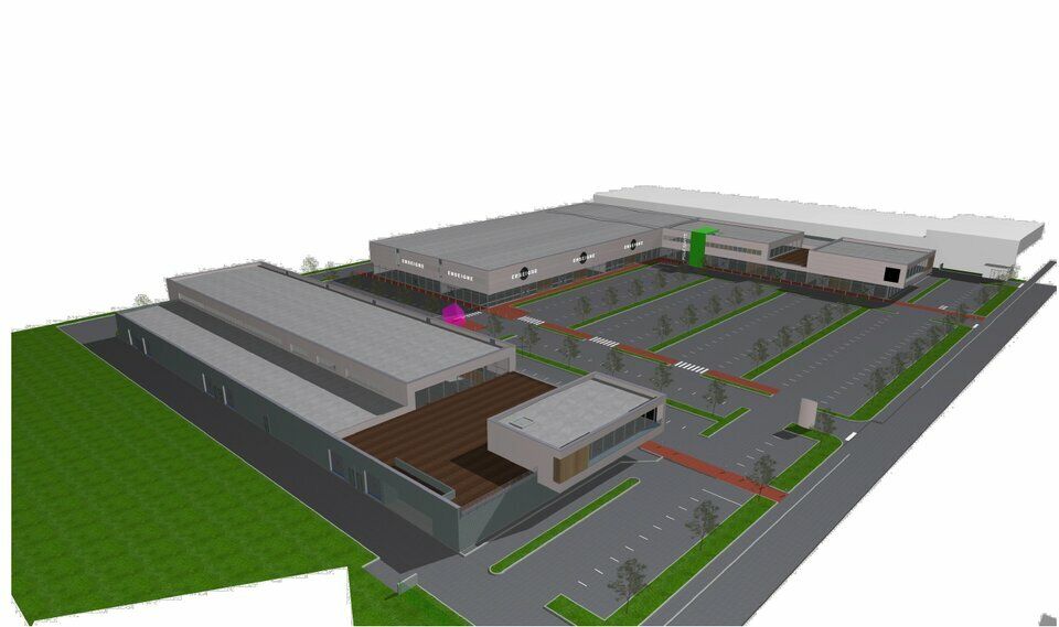 L'AGORA - ZI Nord Colmar - Cellule commerciale de 662 m² avec 521 m² de terrasse 
