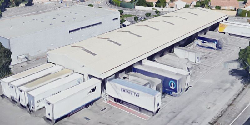 Location entrepôts 1600 m² divisibles à partir de 200 m²