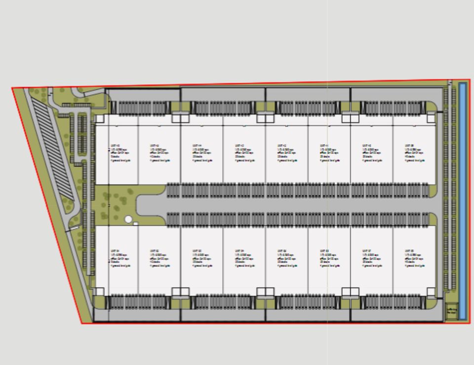98000 m² pour ce entrepot en location à Calais