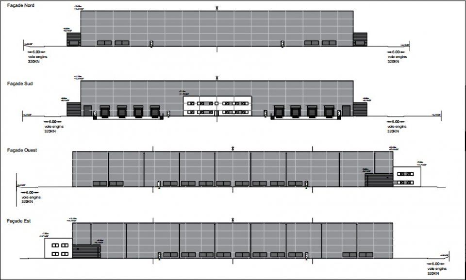 Vente entrepot 6000 m² non divisibles