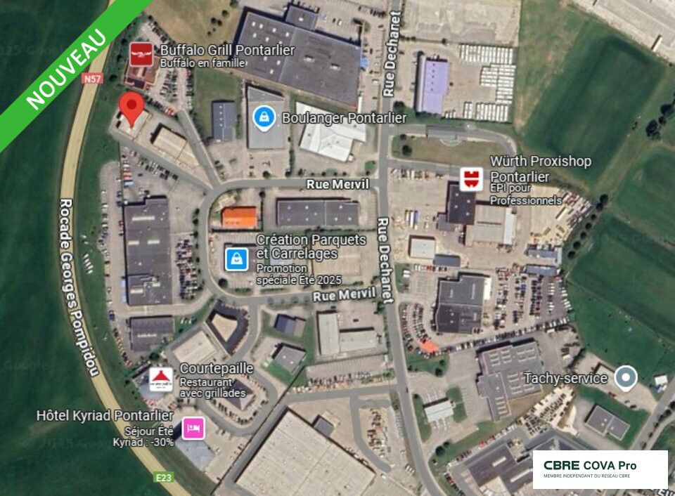 Location local commercial 180 m² non divisibles