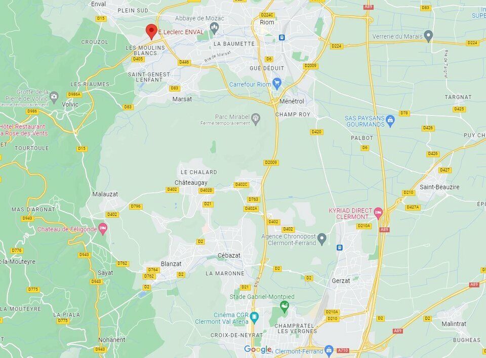 PROJET NEUF - VENTE 2 PLATEAUX DE BUREAUX DE 880 M2 - 63200 ZAC de MOZAC / MALAUZAT 