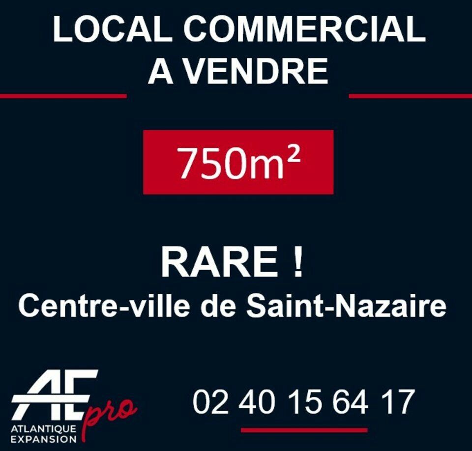Vente local commercial 746 m² non divisibles