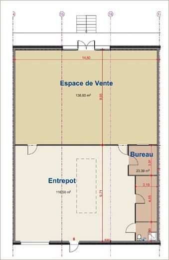 Location Entrepôt / Stockage 284 m² non divisibles