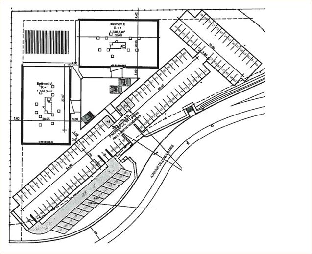 Location Bureaux récents 216 m² non divisibles