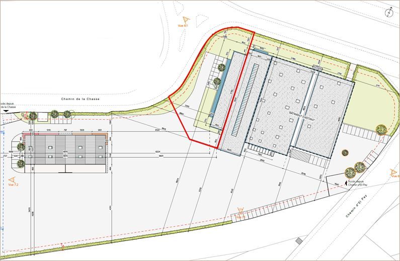 Location Locaux d'activité 480 m² non divisibles