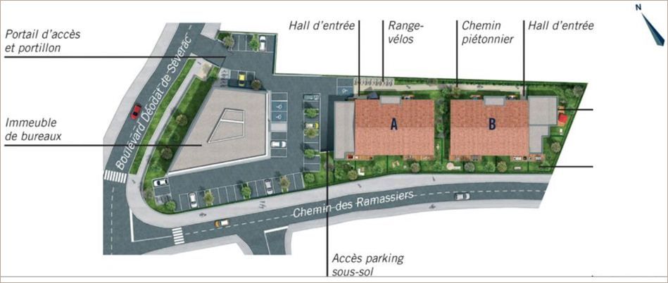 Location Bureaux neufs 146 m² non divisibles