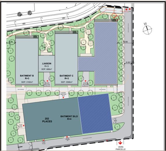 Location Bureaux neufs 7444 m² divisibles à partir de 3504 m²