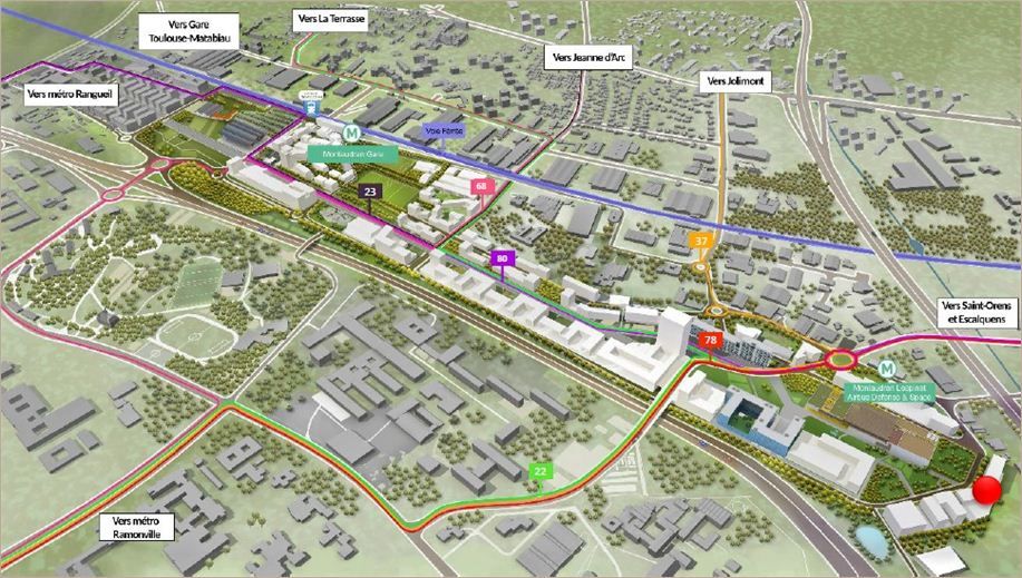 Location Bureaux neufs 481 m² divisibles à partir de 140 m²