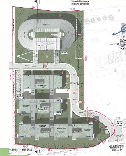 Location Bureaux neufs 9875 m² non divisibles