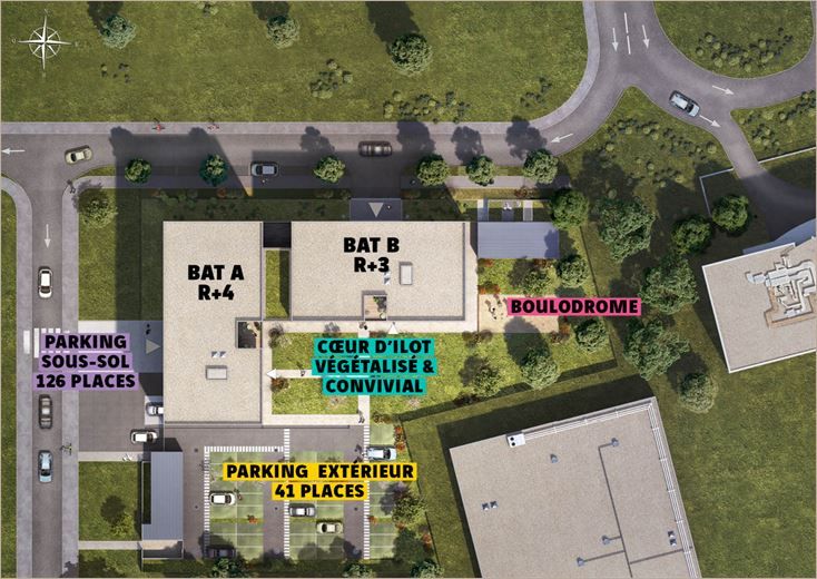 Location Bureaux neufs 4903 m² divisibles à partir de 2500 m²