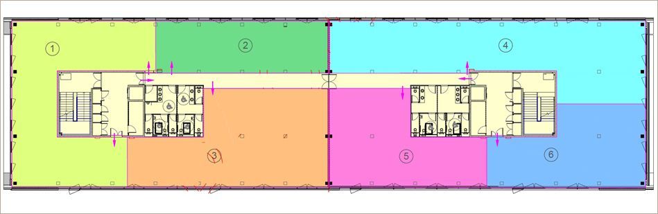 Location Bureaux neufs 577 m² divisibles à partir de 210 m²