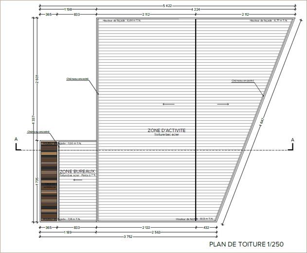 Vente Locaux d'activité 1822 m² non divisibles