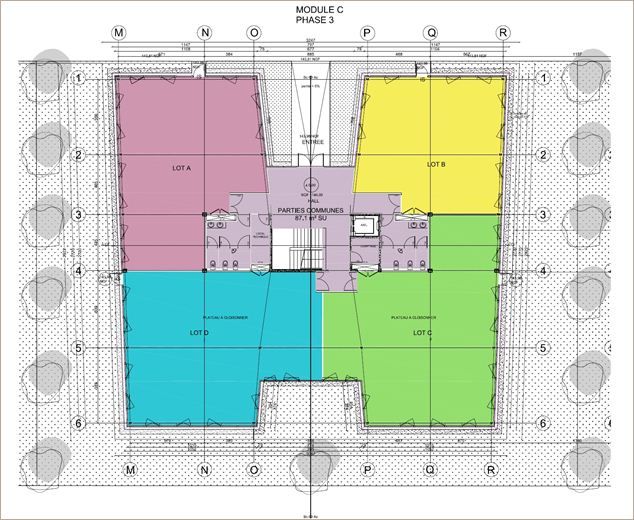 Location Bureaux récents 131 m² non divisibles
