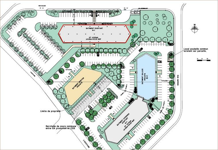 Location Bureaux récents 878 m² divisibles à partir de 358 m²