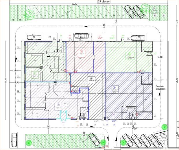 Vente Locaux d'activité 1041 m² divisibles à partir de 105 m²