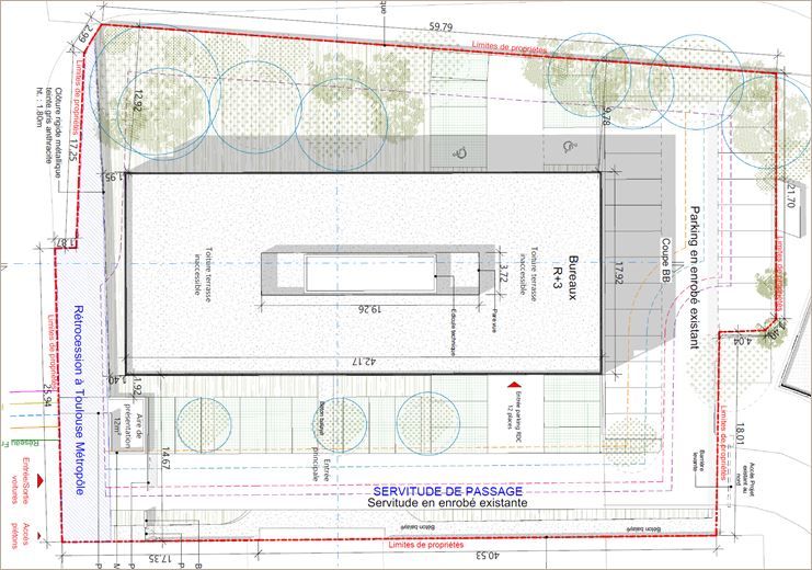 Location Bureaux neufs 2128 m² non divisibles