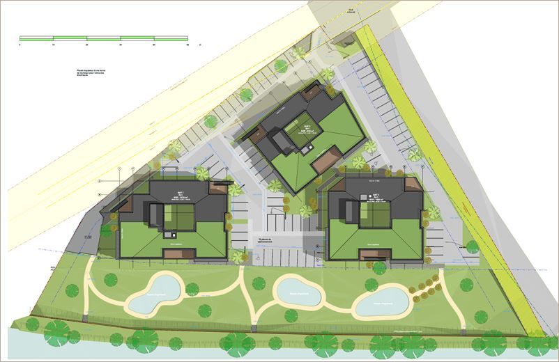 Vente Bureaux neufs 1070 m² non divisibles