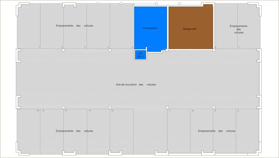 Location Bureaux récents 720 m² non divisibles