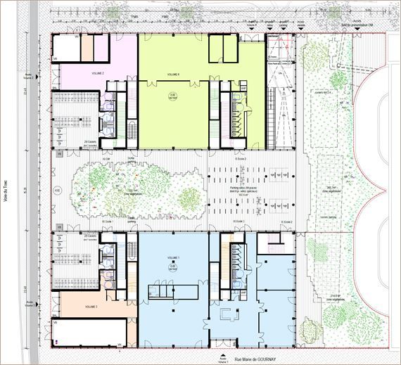Vente Bureaux neufs 11500 m² divisibles à partir de 2325 m²