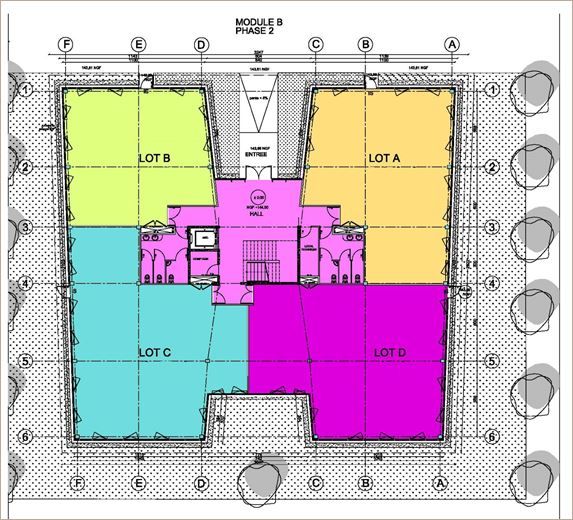 Location Bureaux récents 196 m² non divisibles